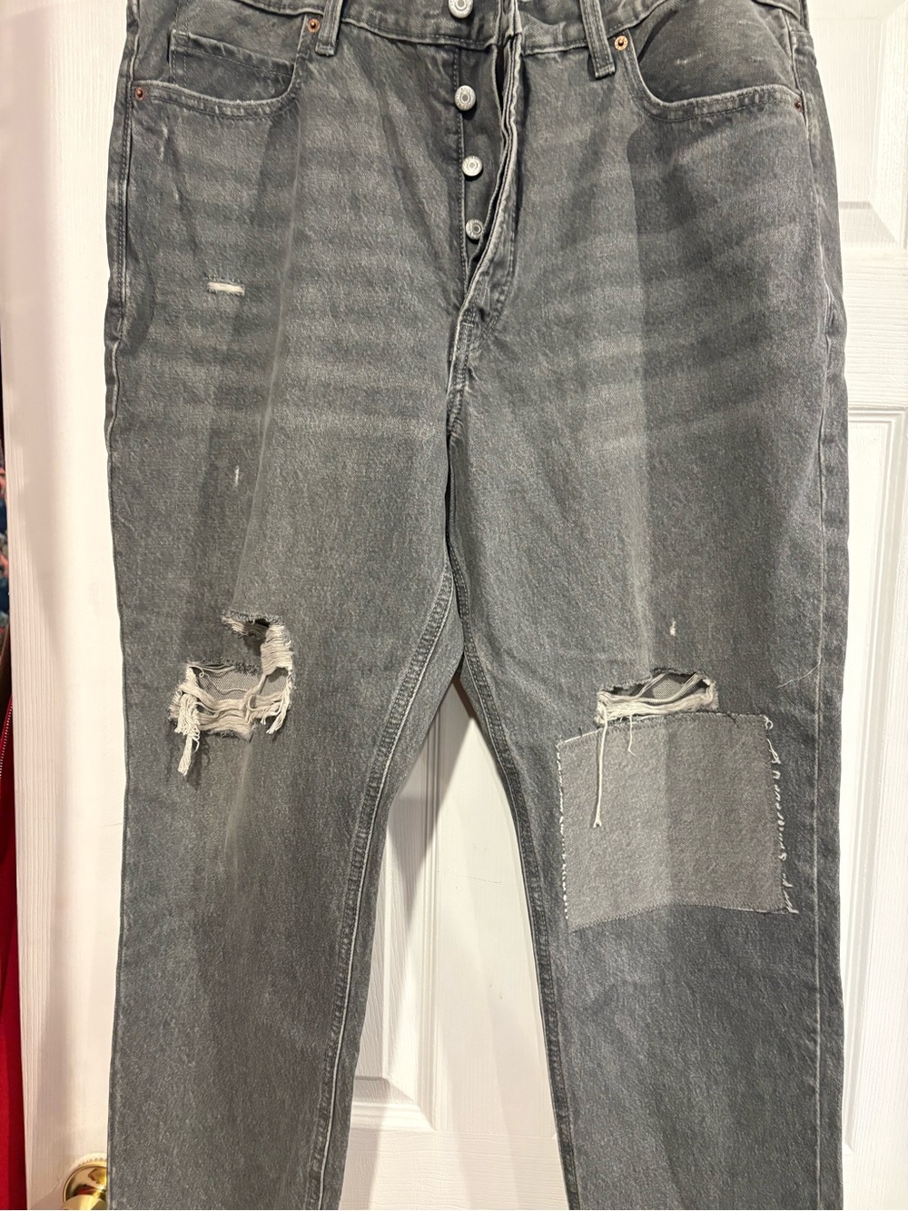 Old Navy Slim Straight Jeans - Gray Wash